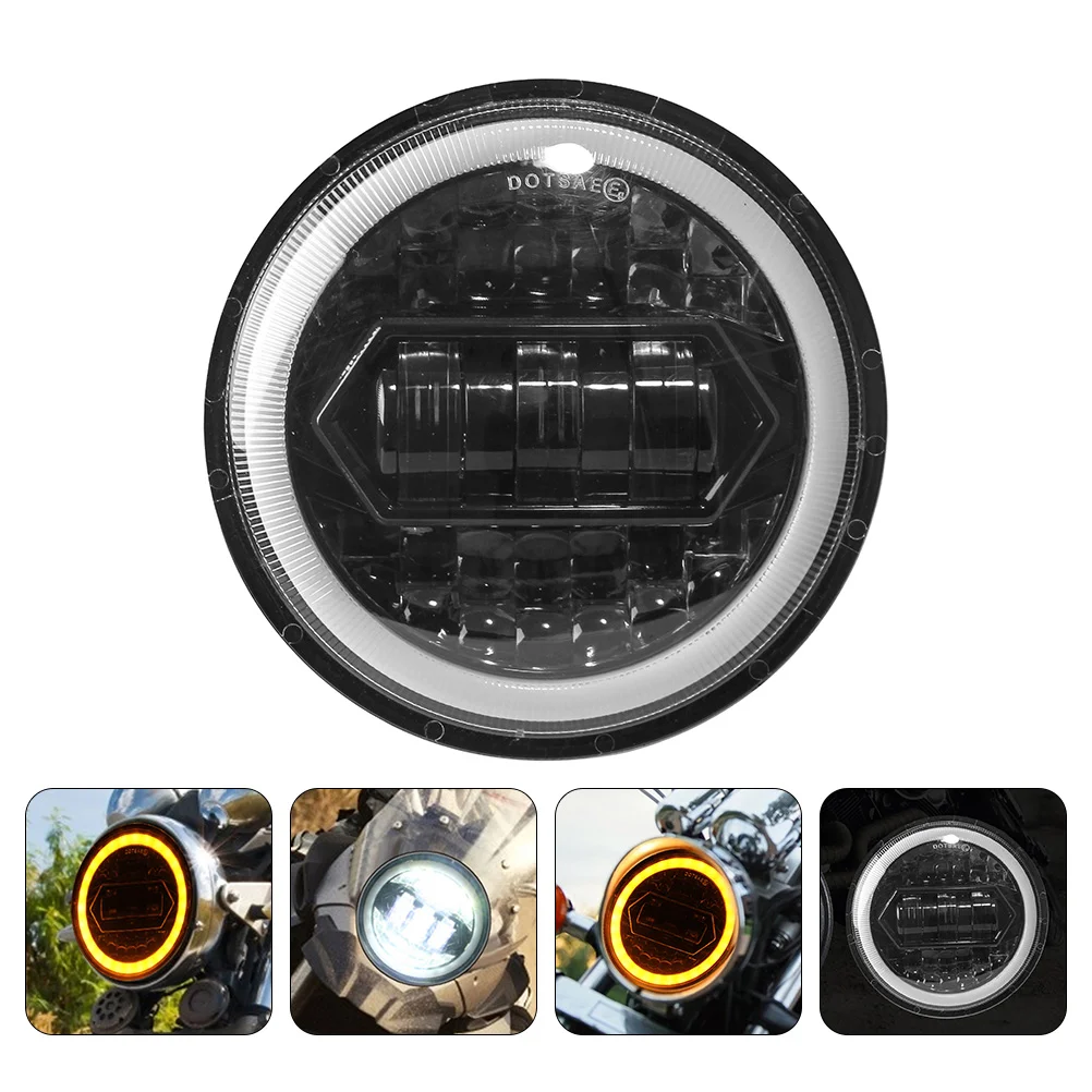 

Motorcycle Light Motorbike Headlight Head Front Lamp Driving Practical Lights Universal Waterproof Spotlight Modified