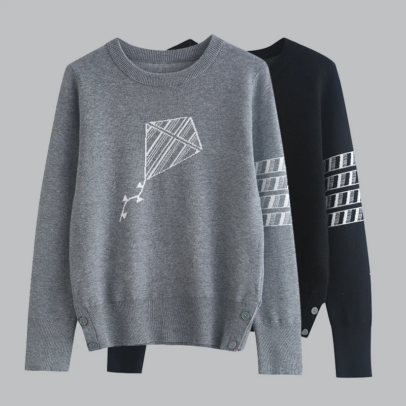 

Y2k Knitwears Pullover Korean Fashion Sweaters For Women Autumn Winter Tops Kawaii Womens Clothing 2023 Long Sleeve Knit Clothes