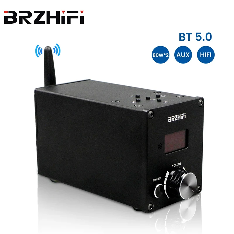 

BREEZE Audio C50 Bluetooth 5.0 Infineon MA12070 HIFI Player Card Digital Power Amplifier 80W*2 U Disk/TF Mini Sound Stereo Amp