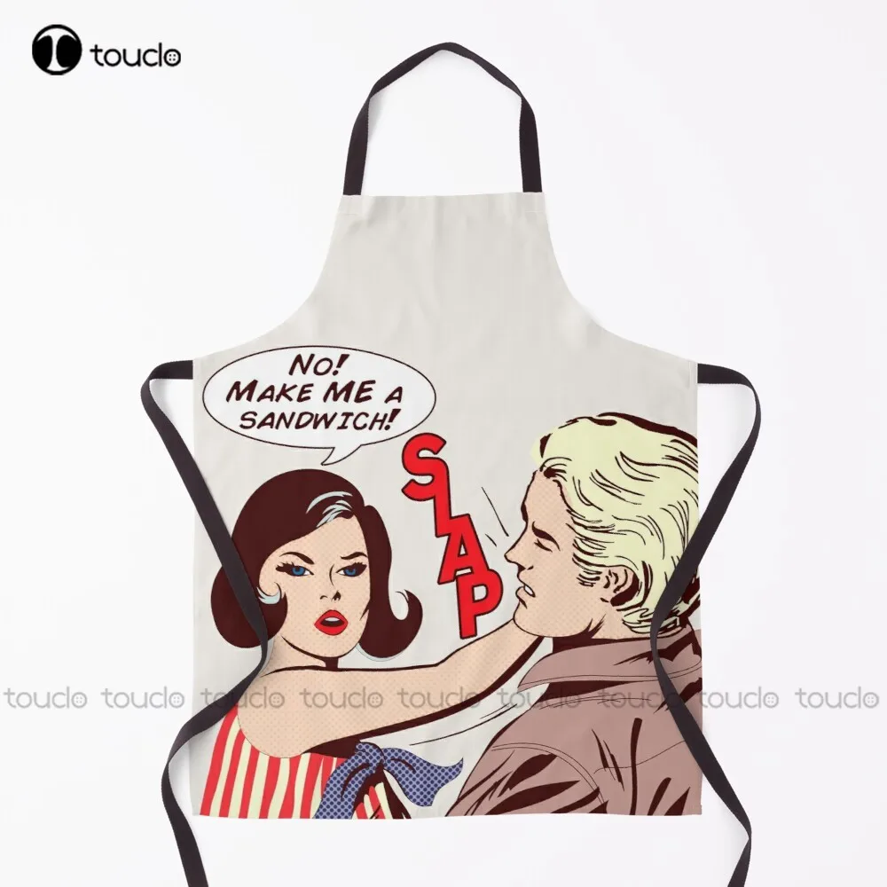 

Make Me A Sandwich Apron Bbq Apron Garden Kitchen Customized Unisex Adult Apron Household Cleaning Apron Custom Cooking Aprons