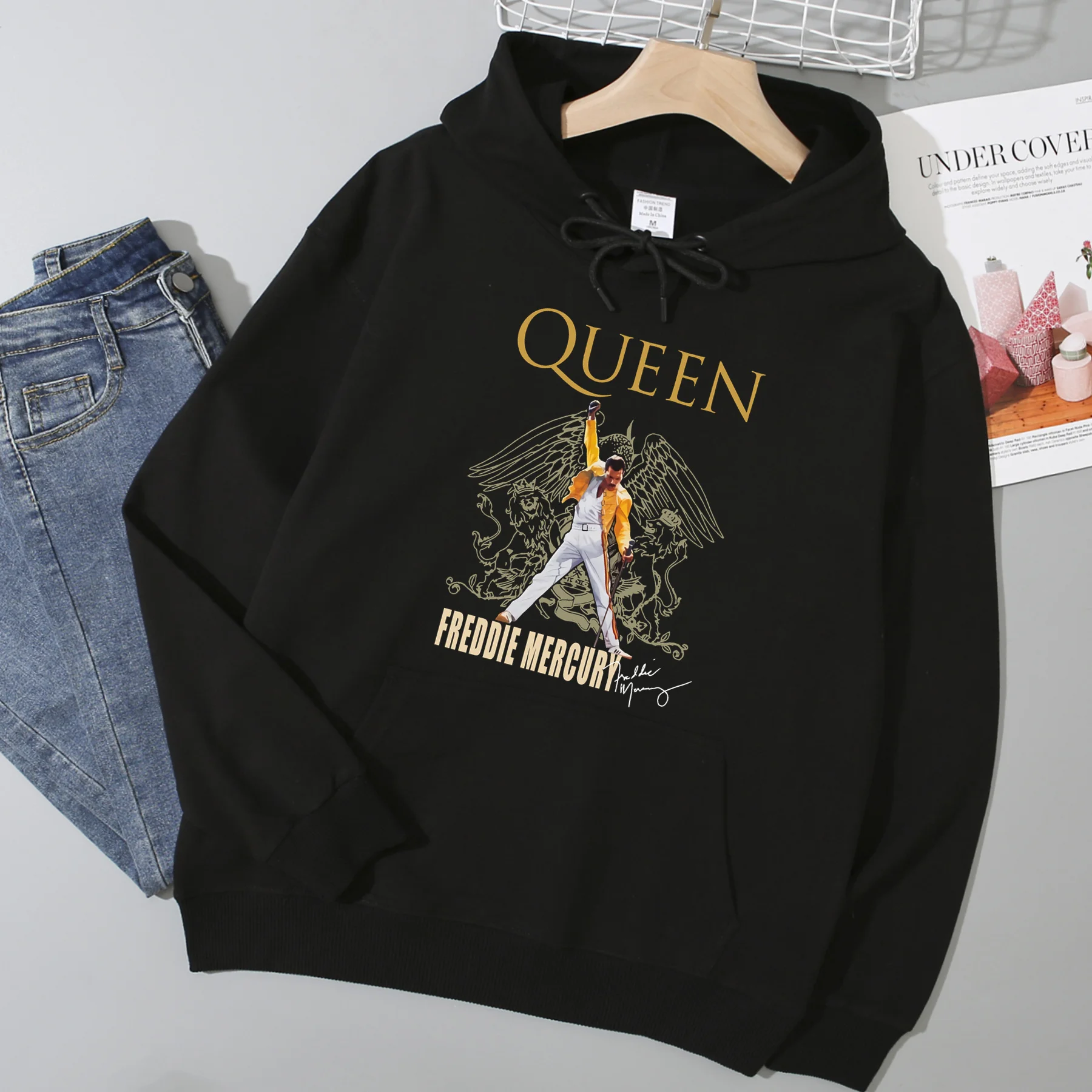 Rapper Queen Hoodie Men Women Fashion Coat Queen Band Freddie Mercury Hoodies Kid Hip Hop Boys Girl Coat Women Hoodie Child Coat