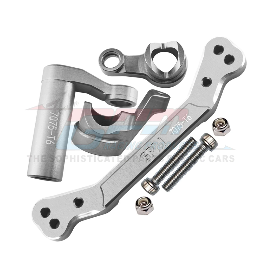 Комплект металлического алюминиевого рулевого управления GPM 9545 + 9546 для Traxxas 1/8