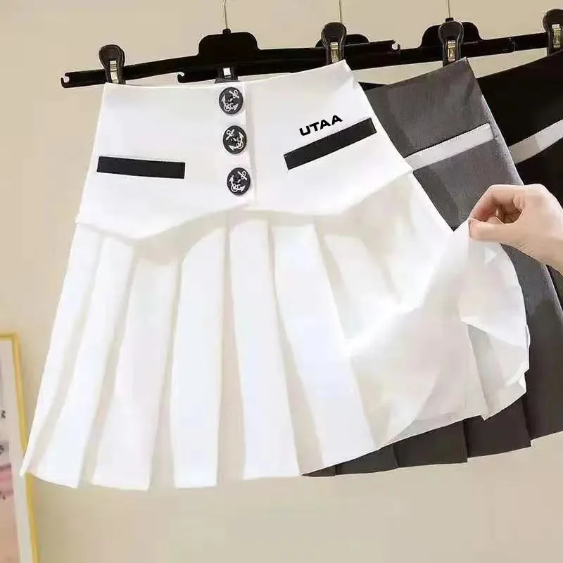 

Women's Golf Clothing Summer 2023 Golf Skirt Shorts High Waist Malbon Golf UTAA Women Tennis Skirt Mini Skirt Utaa Golf Shorts