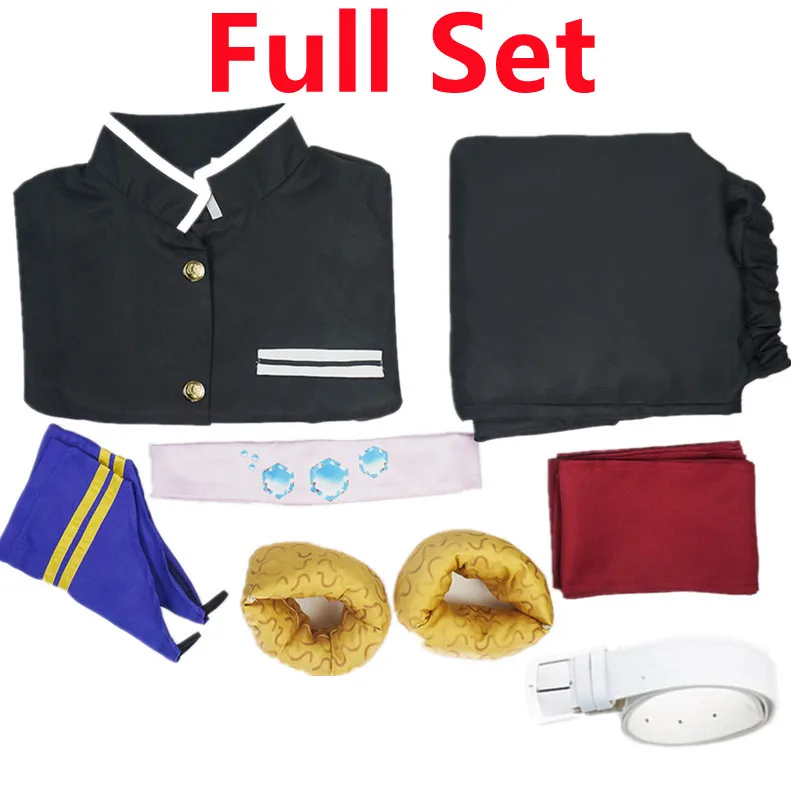 Anime Season 2 Demon Slayer Kimetsu no Yaiba Uzui Tengen Cosplay Costume Uniform Set Halloween Carnival Christmas Party Clothes