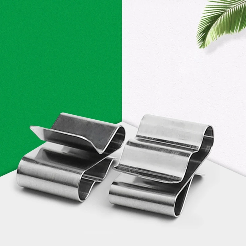

50 Pieces Stainless Steel Solar Panel Cable Clips PV Module Wire Management Wire Clips for PV Wiring Boat Cable