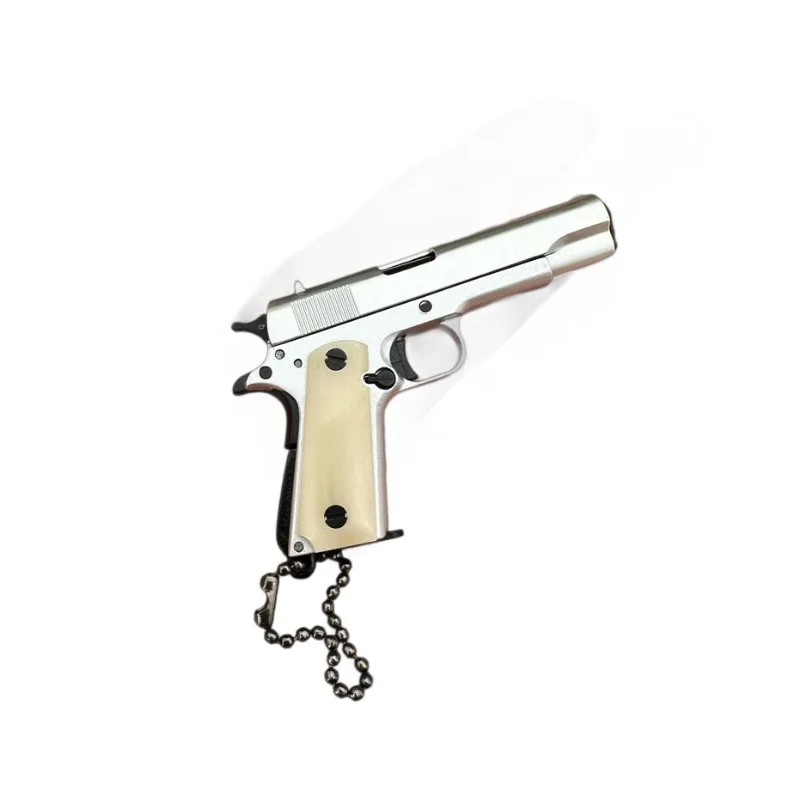 1:3 Роскошная ручка из коровьей кости 1911, цельнометаллическая элегантная модель пистолета, съемный игрушечный брелок, коллекция, мужской подарок (art.: 3920d0fa8cc0b) - 3920d0fa8cc0b