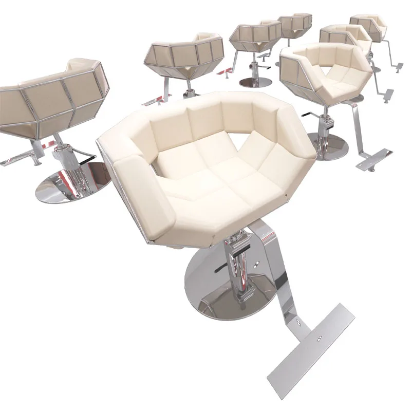 

HXL Hair Salon Chair for Hair Salon Barber Chair Lifting Hot Dyeing Area Hair Cutting Stool