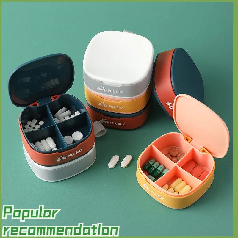 

Plastic pill box pill organizer 1PCS per week pill divider