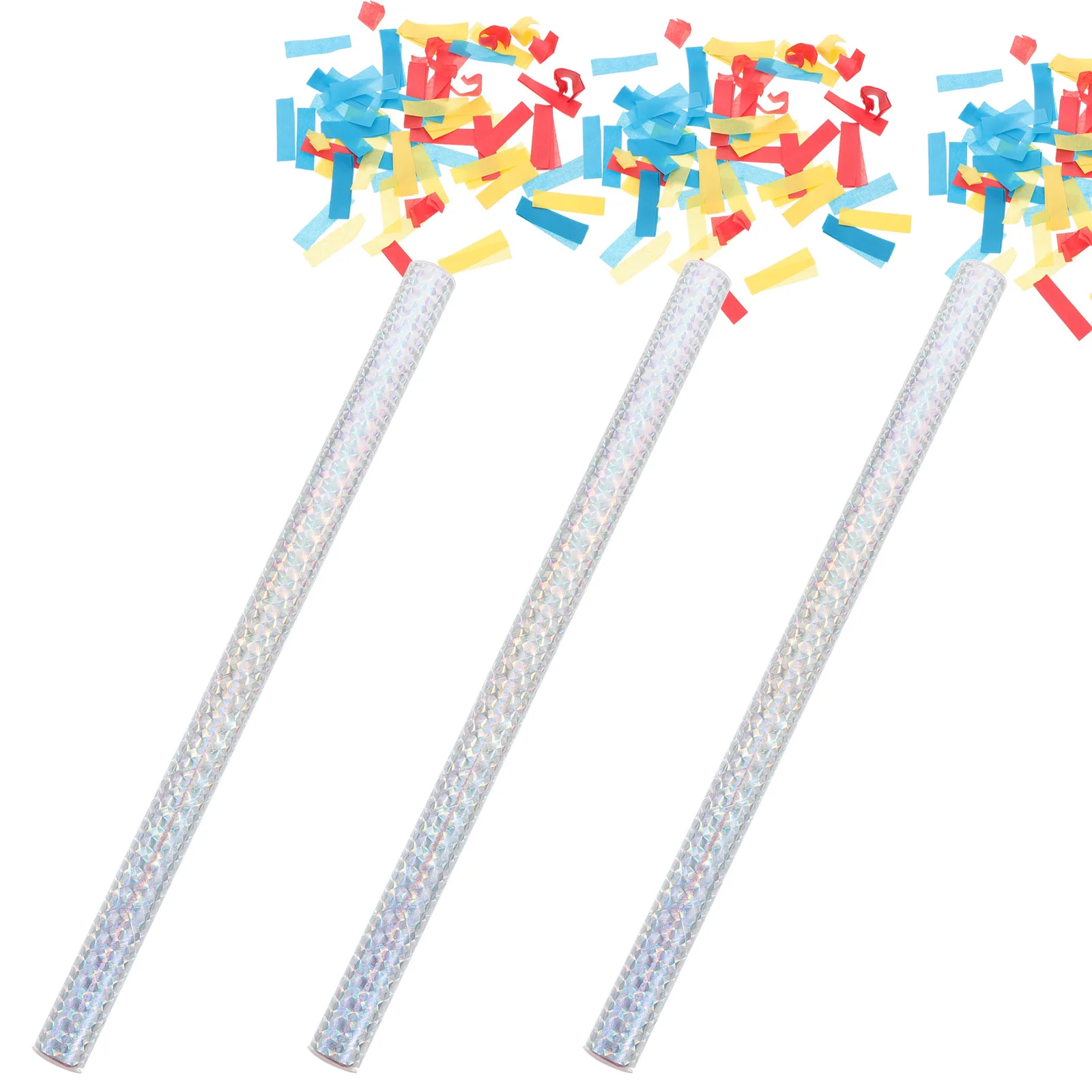 

3pcs Party Confetti Tube Wedding Confetti Decor Birthday Party Decorative Favors