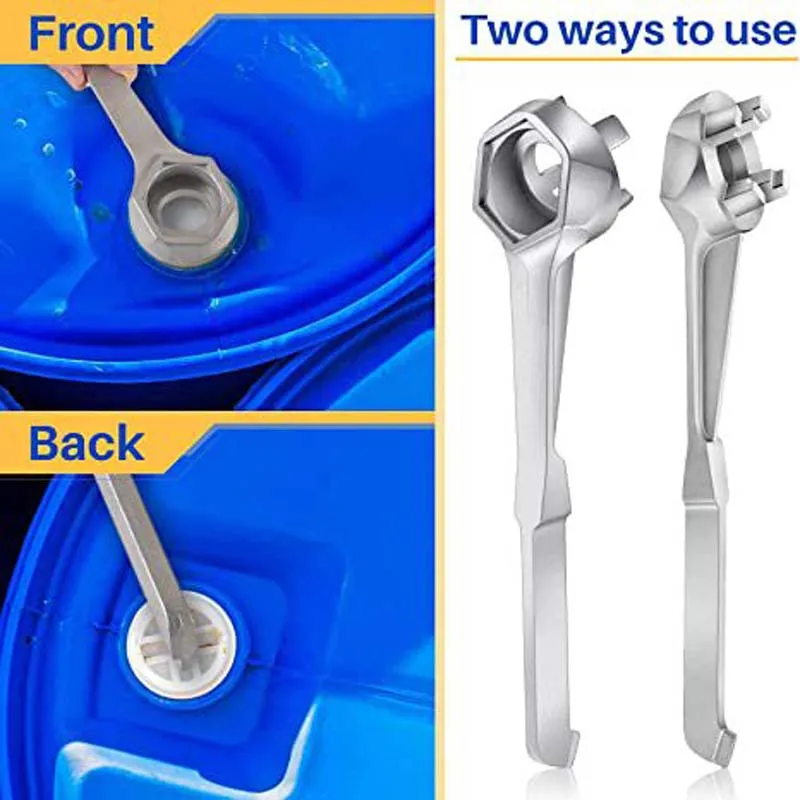 

1Pc Oil Barrel Lid Wrench, Barrel Lid Opening Tool, Suitable For 2 "And 3/4" Bung Caps
