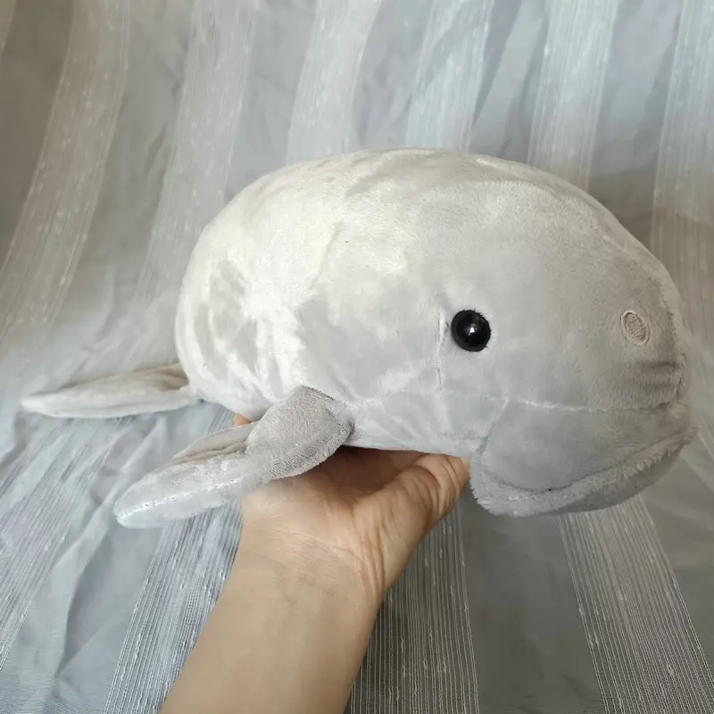Фото 36 см новый Dugong Dugon мягкие плюшевые игрушки ламантин кукла моделирование приятные реалистичные Dudongidae океанские животные модель подарок №1