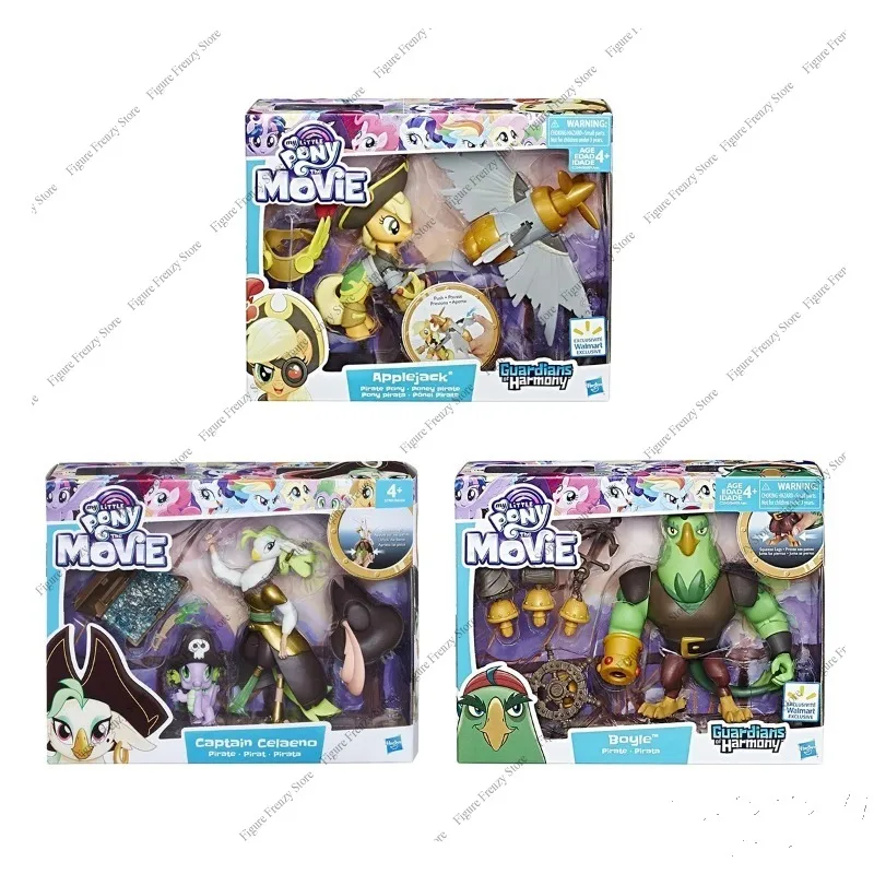 Фото Специальное предложение: Hasbro My Little Pony The Movie Guardians Harmony Applejack Captain Celaeno, фигурка Бойла, игрушки Mol, подарки для детей №1