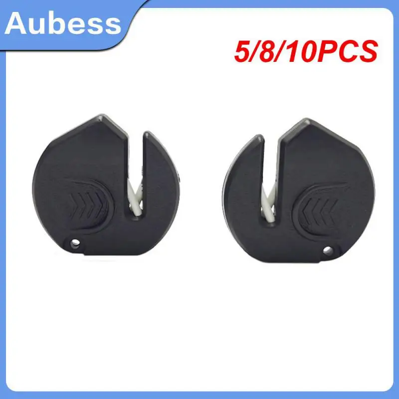 

5/8/10PCS Labor Saving Portable Outdoor Sharp Ceramic Grinding Stone Simplicity Mini Kitchen Knife Sharpener