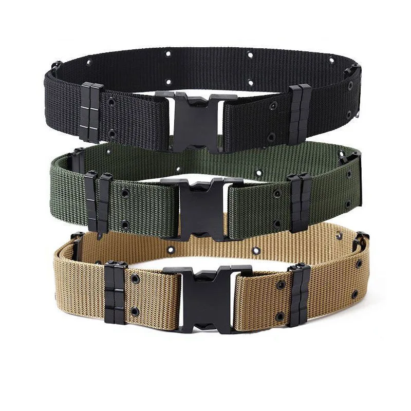 Belt High Quality Military Training Belt Outdoor Woven Waist Seal Simple Design Multi-Functional Camouflage Clothing Belt A3393