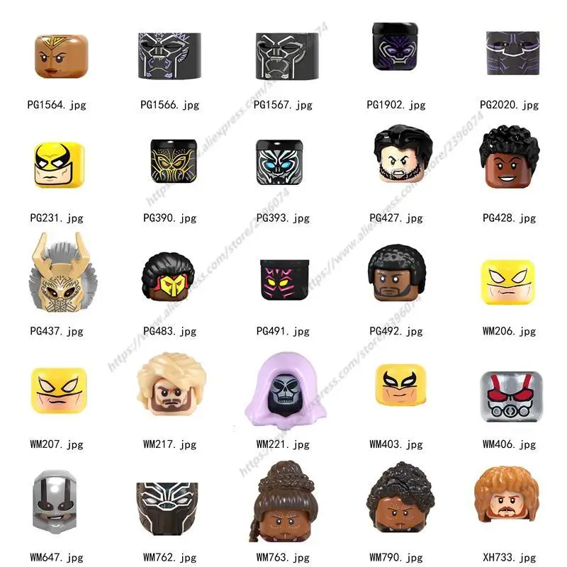 

Single Figures Head accessories Building Blocks toys for children Series-040
