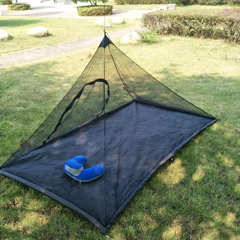 

Outdoor Camping Mosquito Net Travel Portable Mosquitoes Anti Waterproof Insect Bottom Netting Sleep Oxford Foldable Tent Bi R4f4