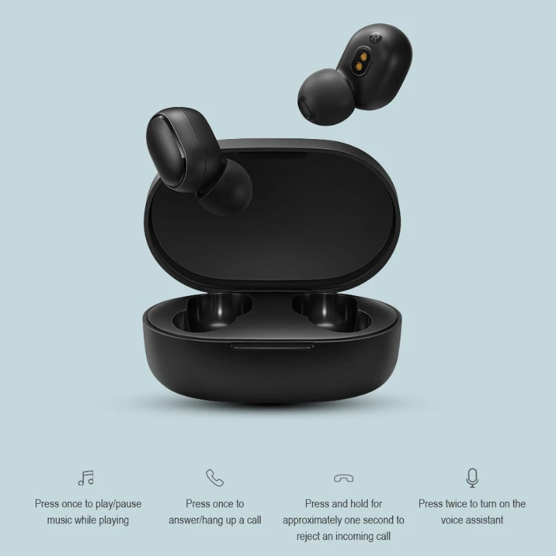 Оригинальные беспроводные наушники Xiaomi Airdots 2 Tws Bluetooth 5 0 Mi Ture наушники-вкладыши Basic