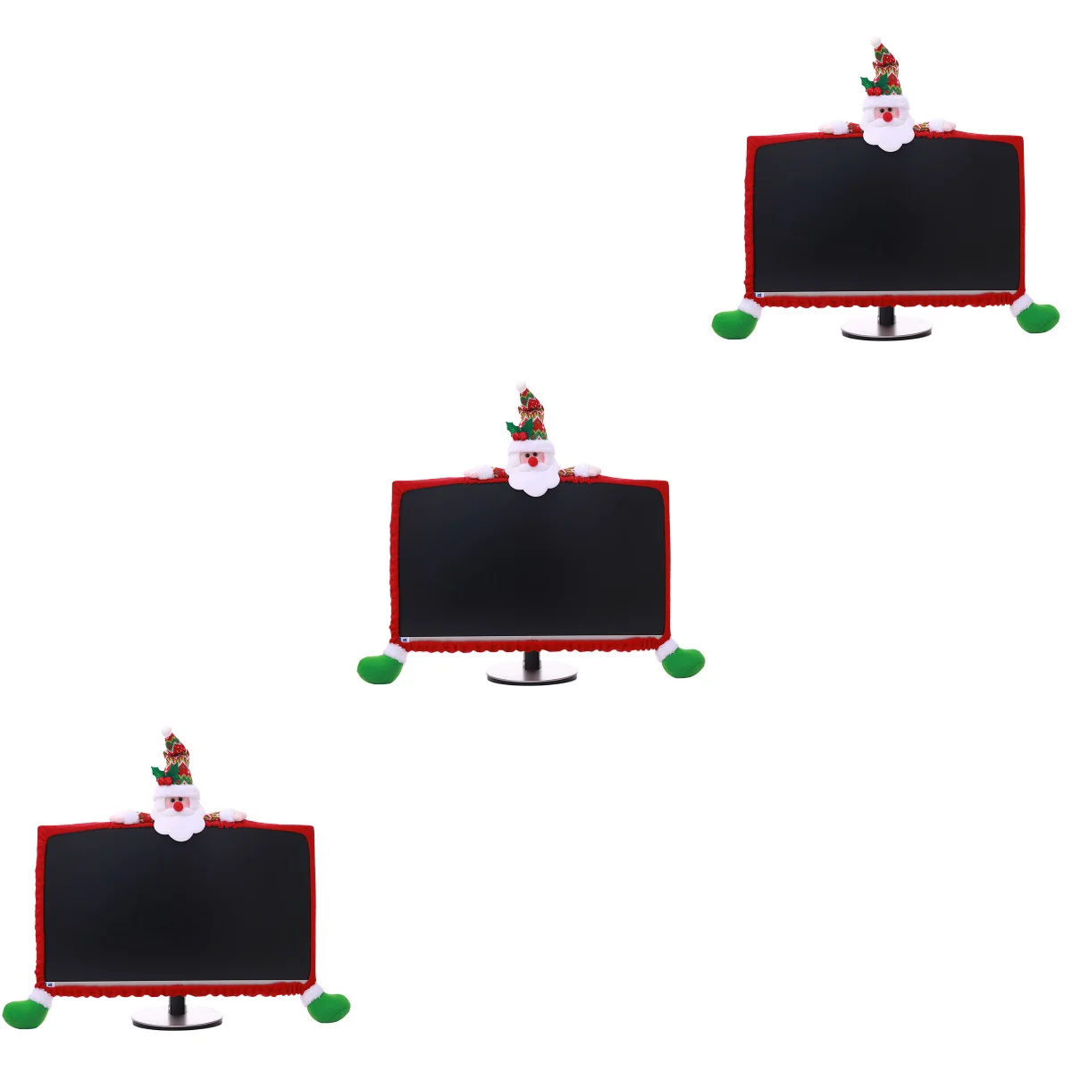 

3 Cover Santa Claus Pattern Cartoon 25-35inch Decorations Decorations