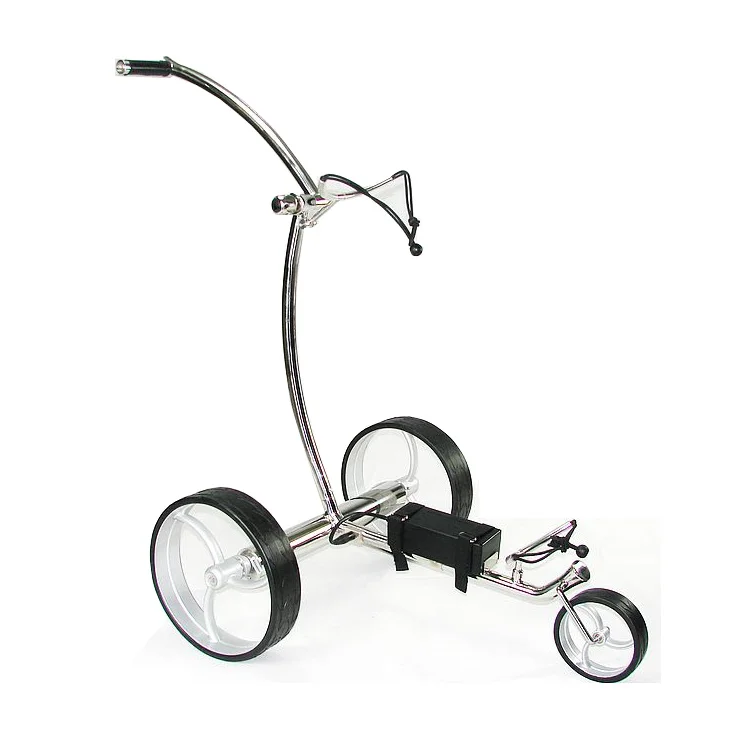 High Performance Stainless Steel Golf Lithium Battery Trolley