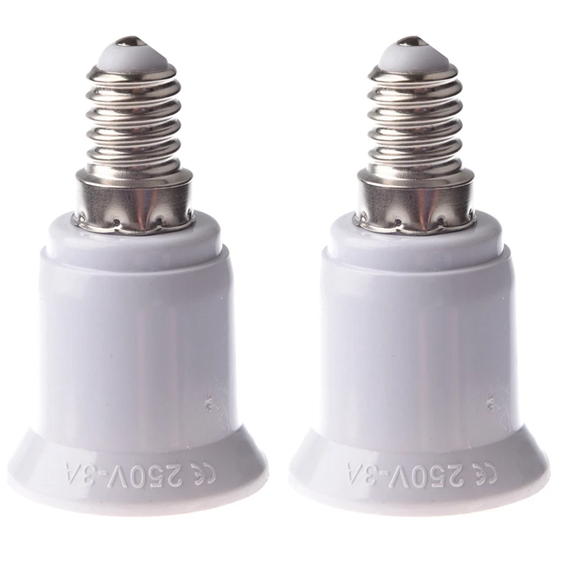 

2X E14-E27 LED Light Lamp Screw Bulb Socket Adapter Converter