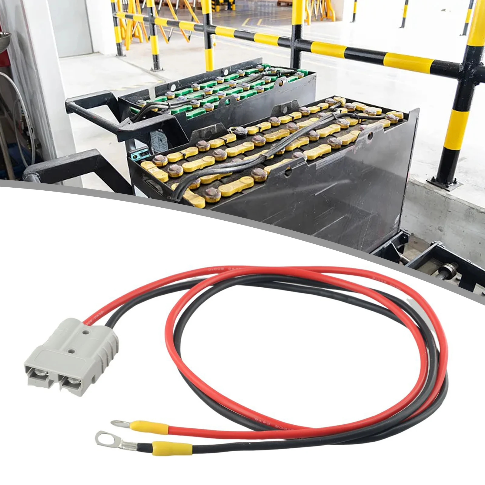 Двухполюсный разъем 50A 1000 В 12AWG для удлинителя AndersonPlug свинец к наконечнику M8