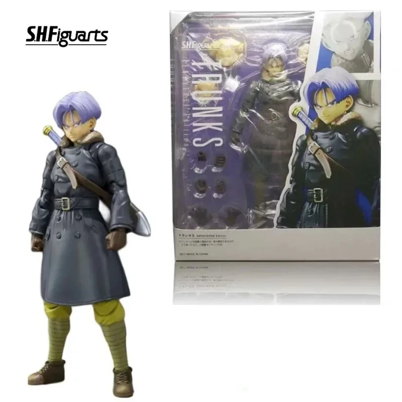 В наличии Dragon Ball S.H.Figuarts Shf Vegeta's Son Trunks Xenoverse Edition Аниме Фигурка Готовая коллекция