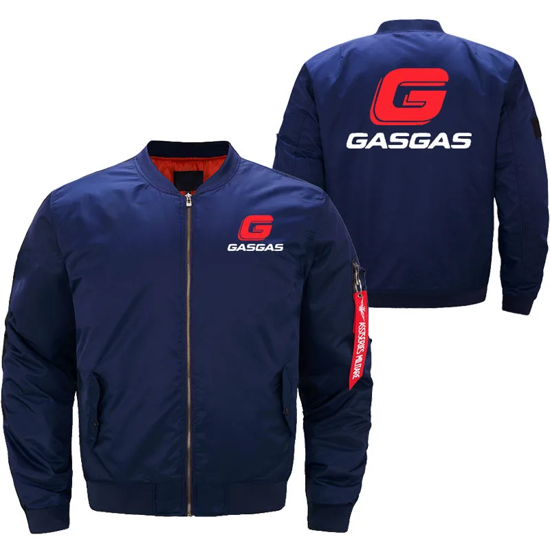 Демисезонная мотоциклетная мужская куртка-бомбер gasgas ветрозащитная