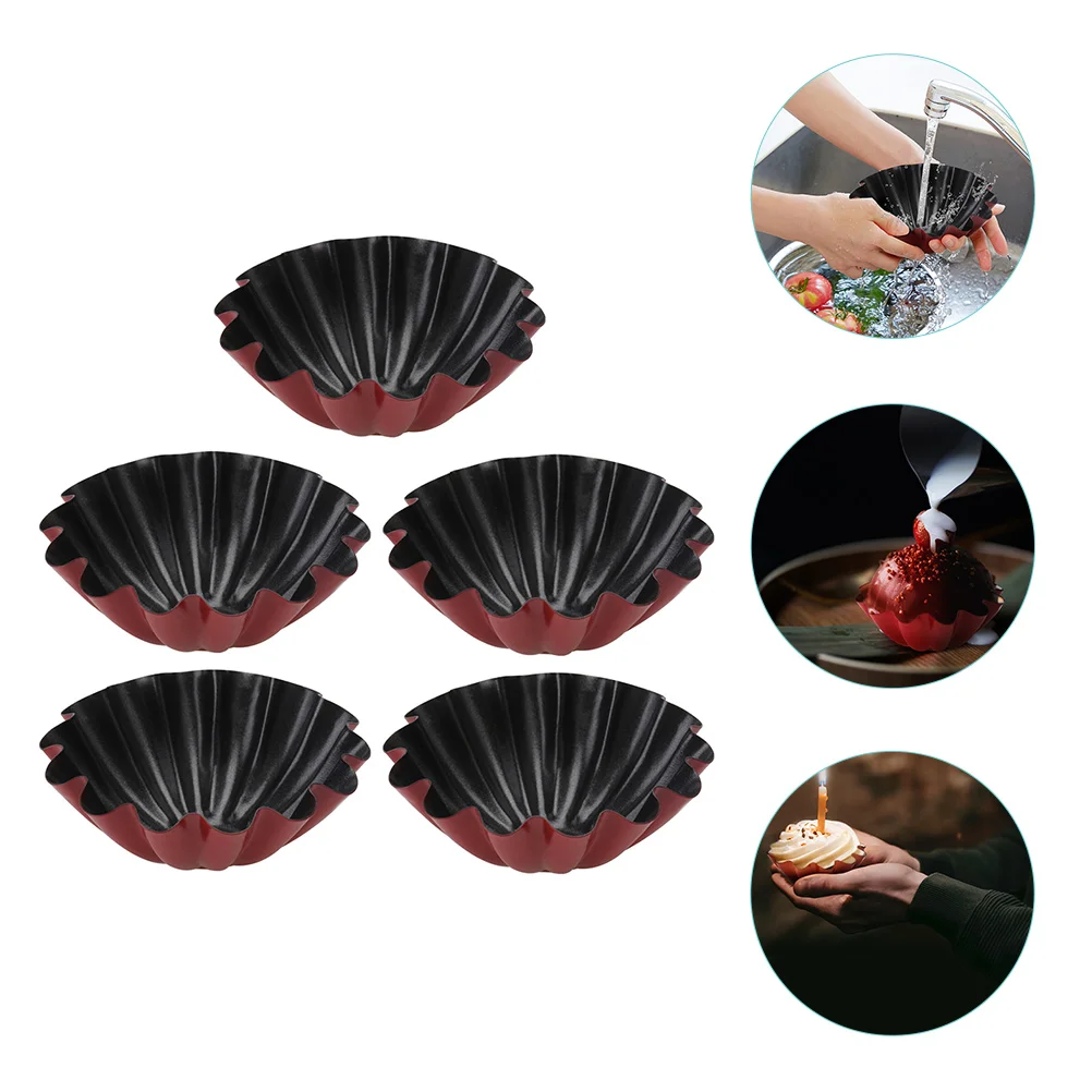 

Tart Mold Pudding Cup Egg Pan Muffin Molds Mini Bakeware Stainless Steel Metal Baking Custard Cupcake Bakery Cookie Jelly