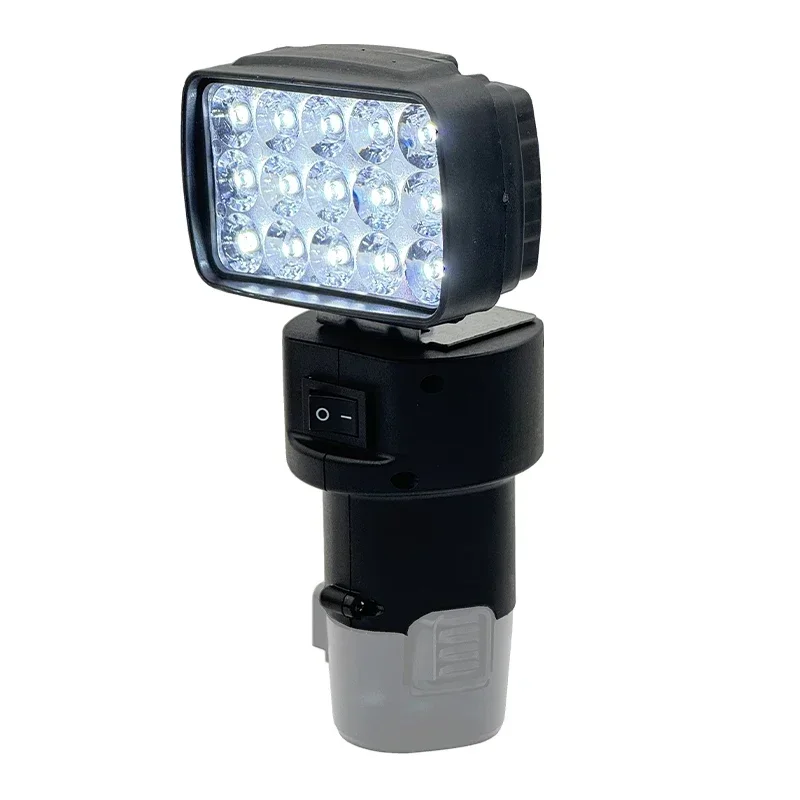 Li-ion Battery Working Lamp Spotlight Lantern Flashlig For Lomvum DeYun ZhiPu FuGe for KoMax GCRAFT 12V 10.8V Lithium