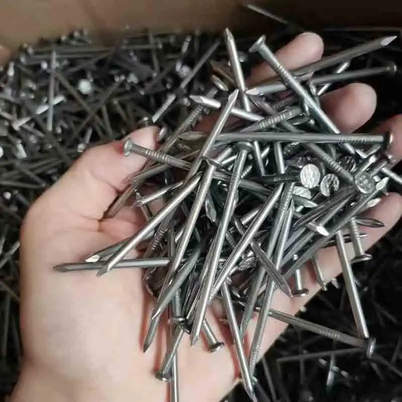 Стандартные стальные гвозди сделанные в Китае заводская цена обычные с плоской