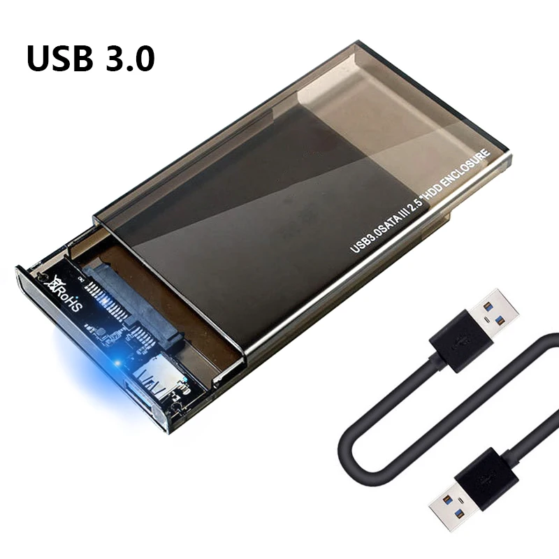 SSD HDD Universal Box USB 3.0 Sata to Adapter 2.5 inch Hard Drive Enclosure Hardisk Case Max 6TB Hard Disk External Sata USB