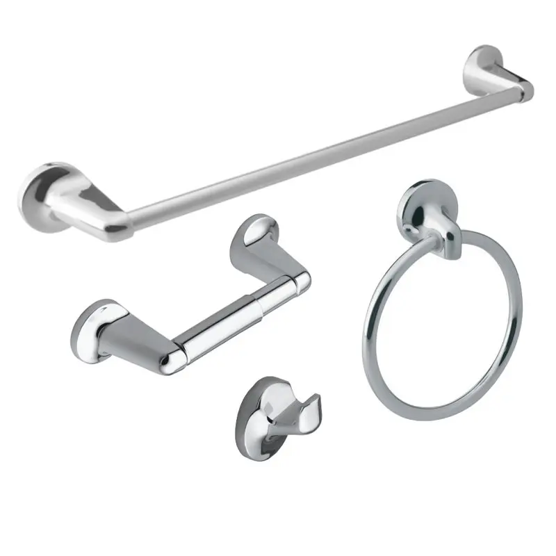 

Alta Bay Bathroom Hardware Kit in Polished Chrome, 4-Piece