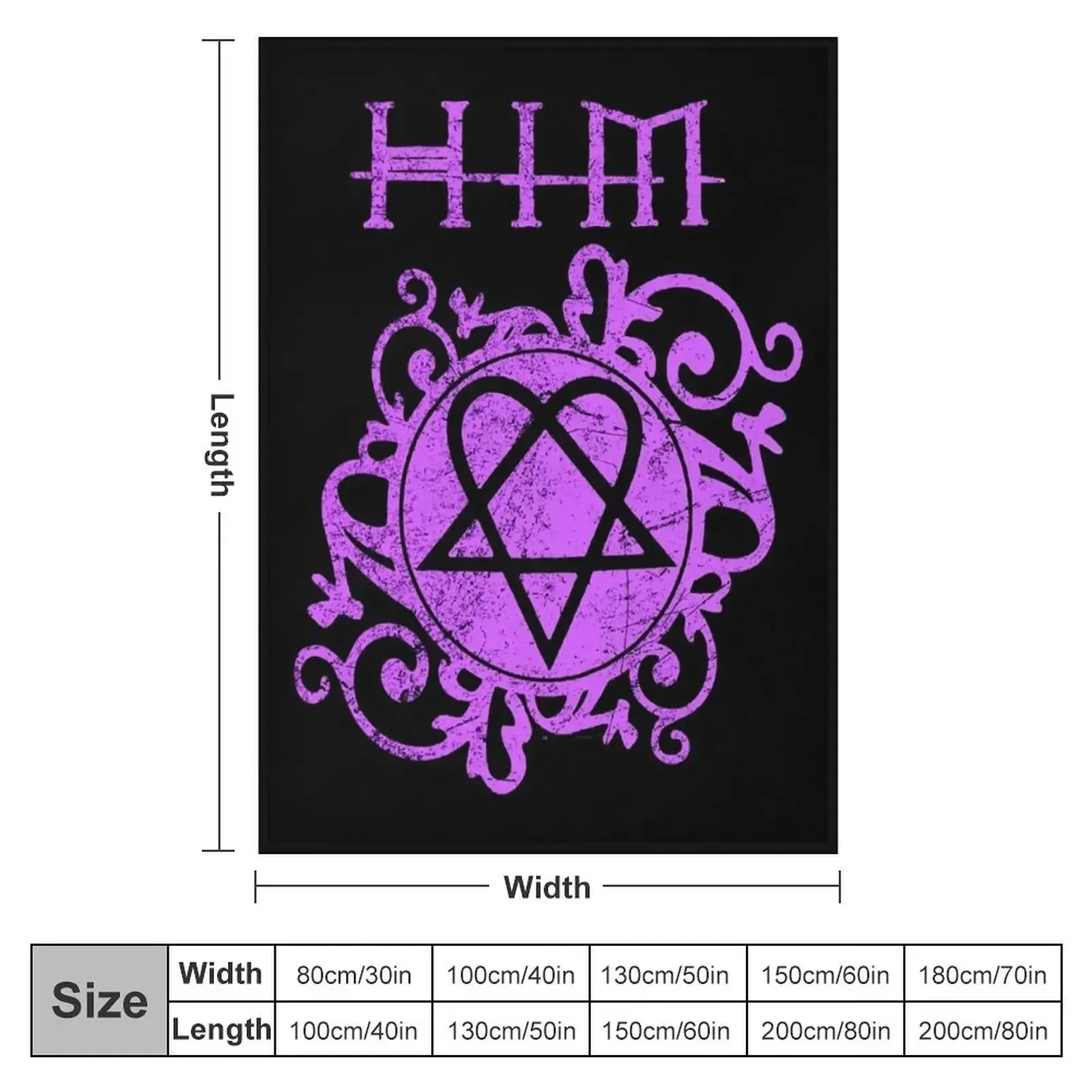 Винтажное одеяло для фотосъемки Him Ville Valo Band Romance Awesome любителей кино летнее