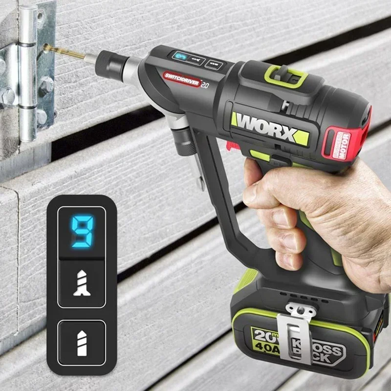 Worx WU177 Голый инструмент с вращающейся и двойной рабочей головкой беспроводной