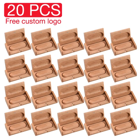 Деревянные флэш-накопители JASTER Pen Drive USB 2.0 128 ГБ