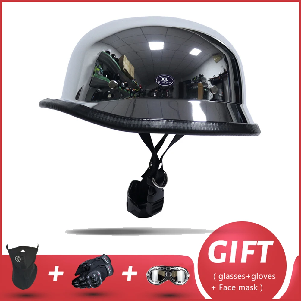 

Винтажные немецкие мотоциклетные открытые шлемы в стиле второй мировой войны, мотоциклетные шлемы в стиле ретро для верховой езды, новые персонализированные шлемы для скутеров