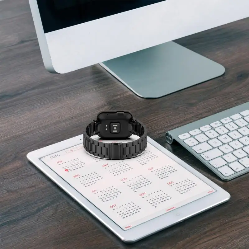 

Watchband Smart Accessories Sweatproof Thickened Waterproof For Redmi Watch Stainless Steel Strap Replaceable Strap