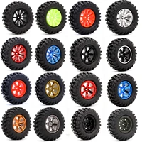 4pcs rc crawler car tires 9639mm 1 9 inch rubber wheel rim and tire for rc crawler car hsp traxxas axial scx10 90046 rc4wd d90