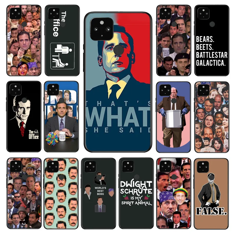 

That's What She Said Michael Scott Phone Case for Google Pixel 7 7Pro 6 Pro 6A 5A 4A 3A Pixel 4 XL 5 6 4 3 XL 3A 2 XL