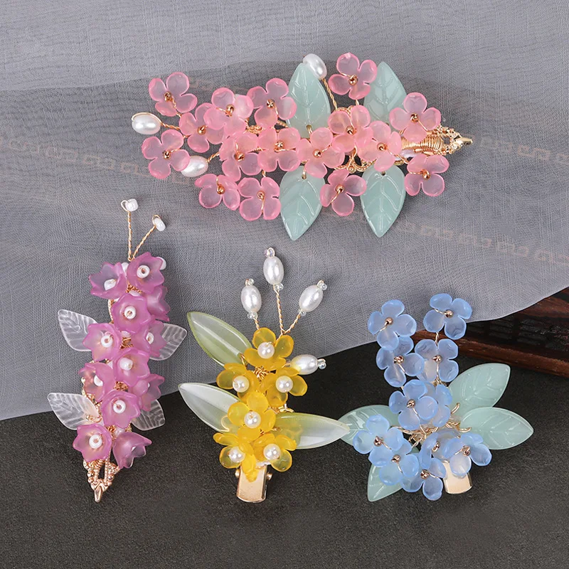 Аксессуары для волос Hanfu платья женские боковые зажимы заколки в китайском