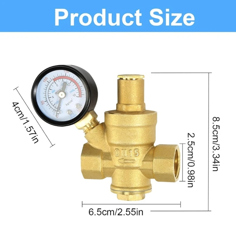 Регулятор давления Устройство снижения дюйма DN15 для строительного завода Dropship