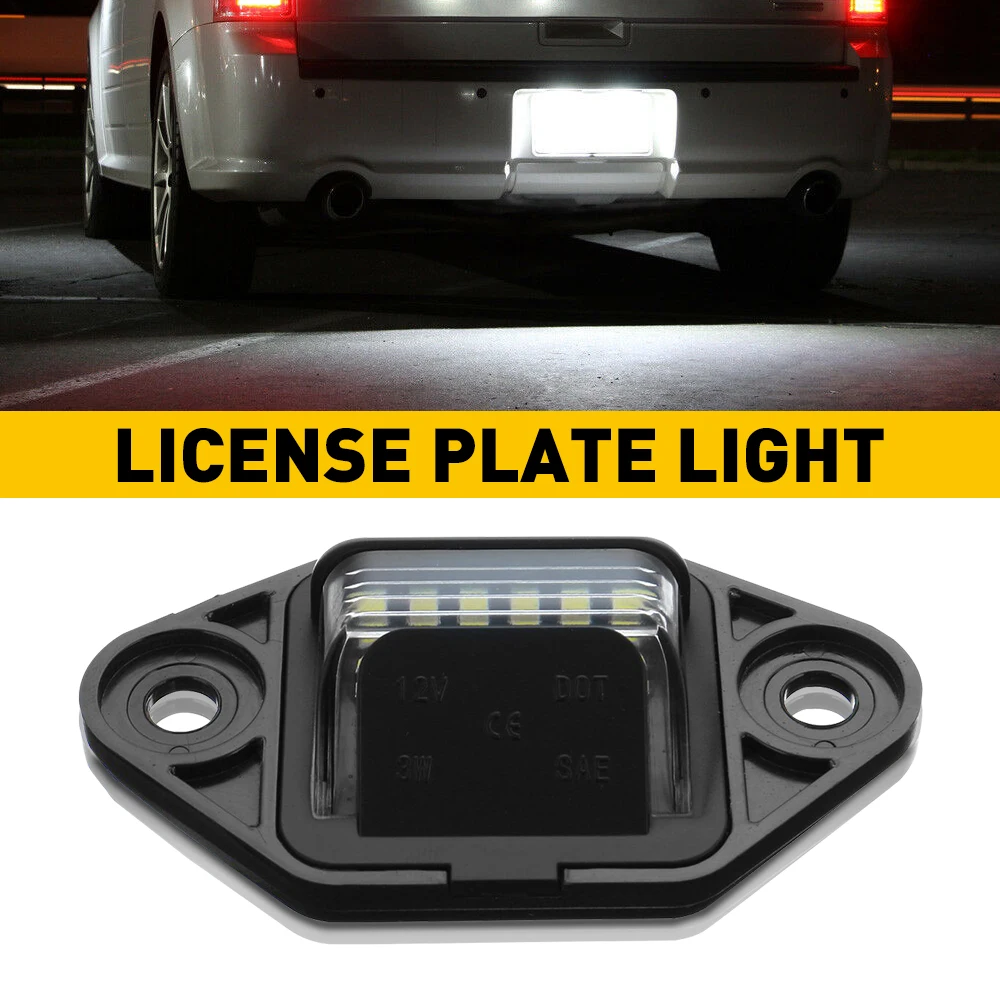 2 шт. автомобильная лампа CANBUS для номерного знака Ford E150 6000 250 350-1992 E450 2018-1996