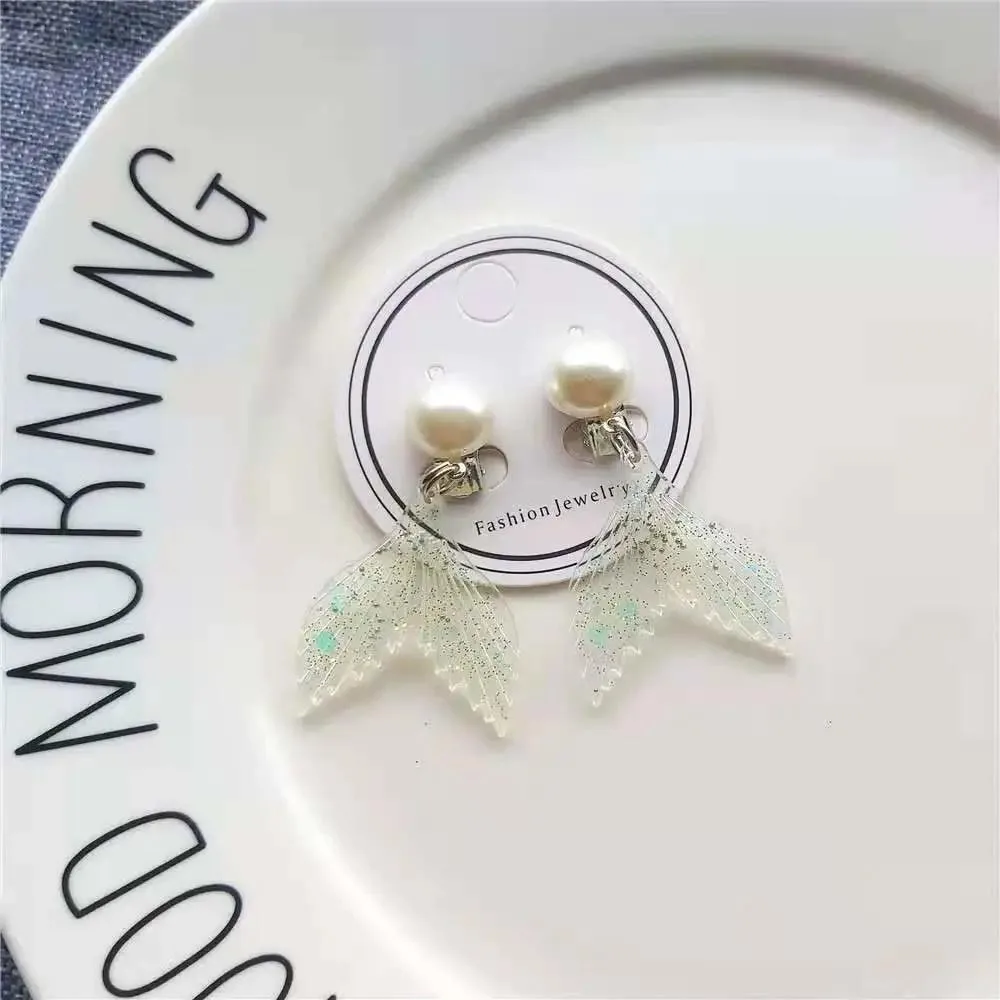 

Menoea Toddler Girls Korean Hair Pins 2022 New Fashion Hair Accessories Children's Magic Mermaid Shell Fishtail Pearl Hair Clip