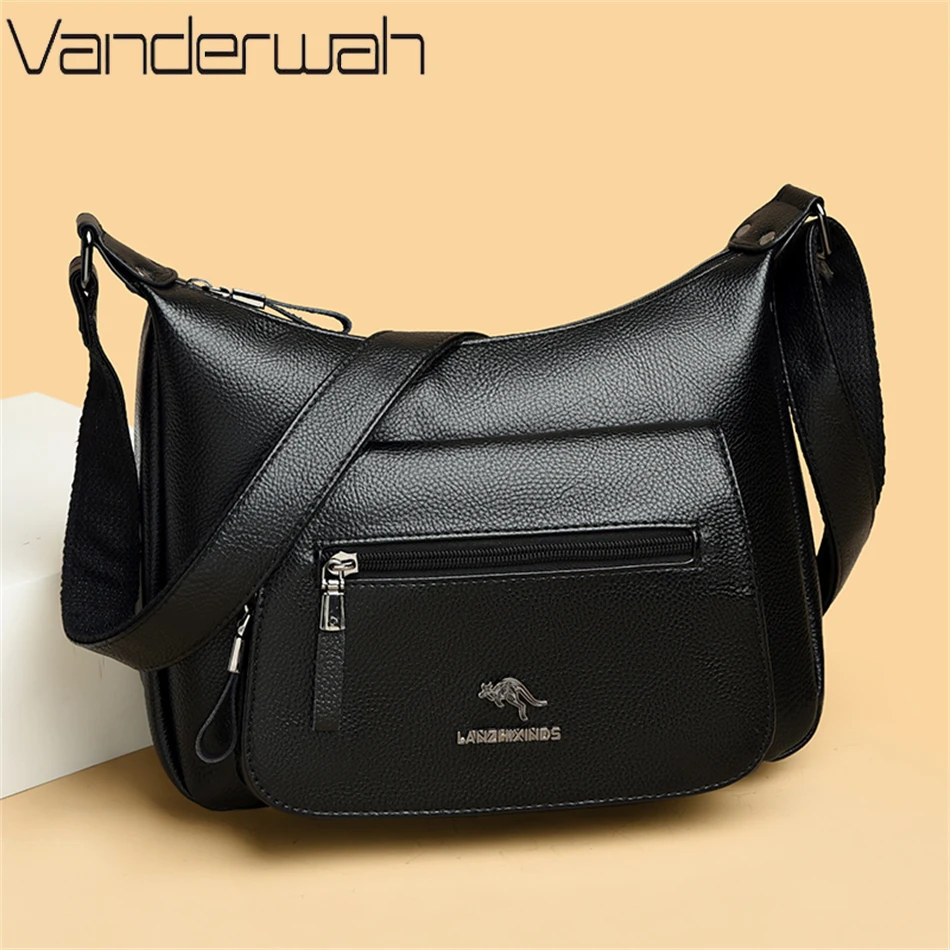 

Soft Lychee Pattern Leather Handbags and Purses for Women 2022 Luxury Female Shoulder Crossbody Bag Ladies Brand Messenger Bolsa