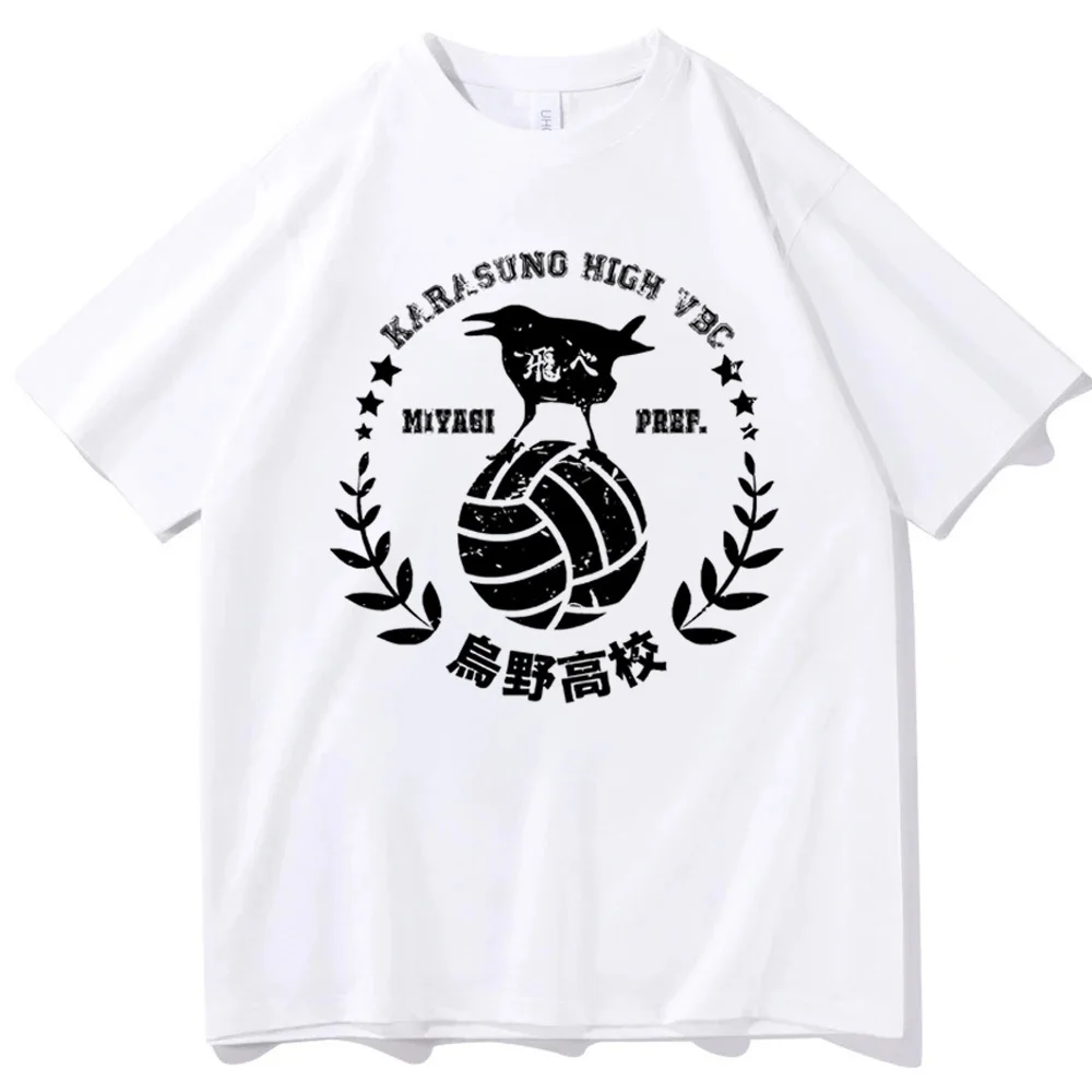 Рубашка Haikyuu для подростков Y2k Красочная футболка в стиле поп-культуры ретро