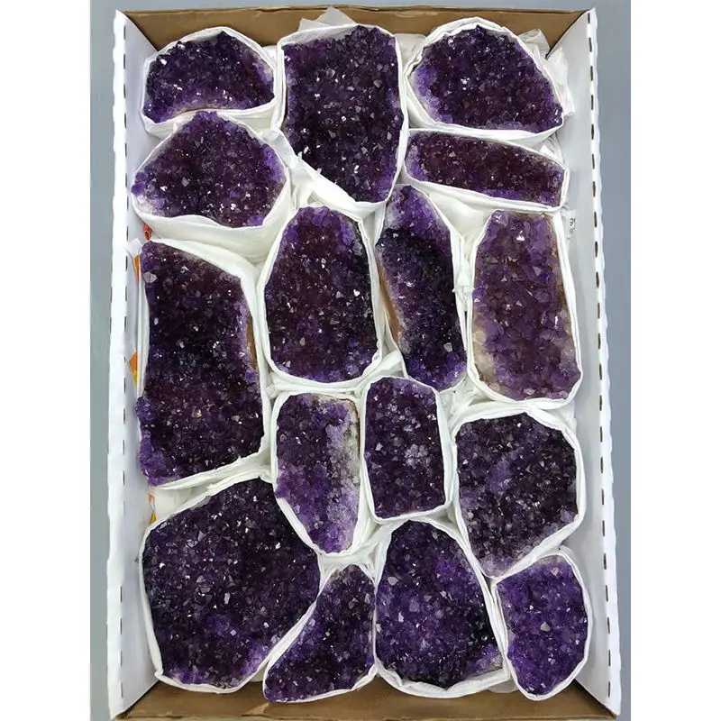 Natural Rare Rock Ore Quartz Raw Crystal Stones Mineral Specimens Box