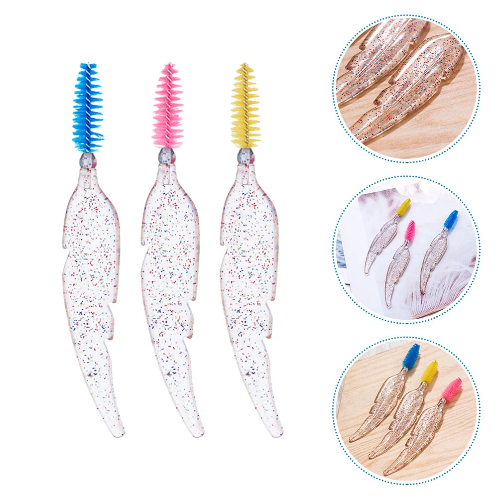 

Brush Eyelash Eyebrow Wands Brushes Mascara Lash Eye Applicator Makeup Tool Portable Tube Crystal Wand Disposable Bulk