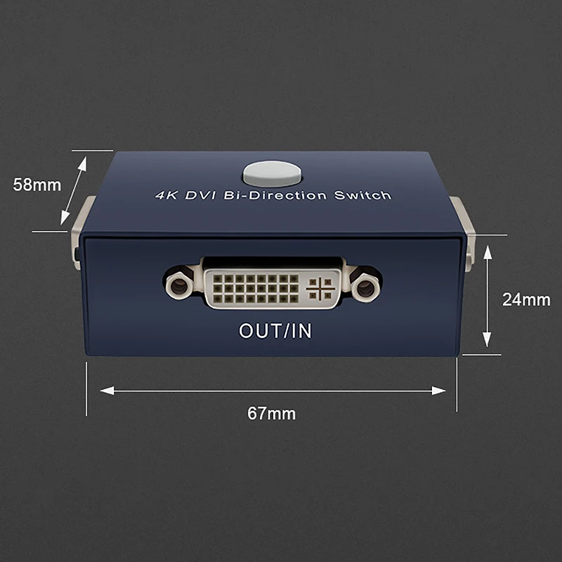 Двунаправленный переключатель 4K @ 30Hz 2X1 DVI UHD 4Kx 2k разветвитель для HDTV/PS4/ One/Apple TV/Fire