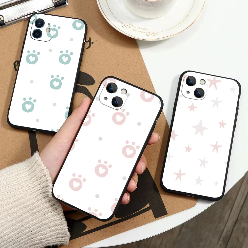 

funny cartoon pattern phone Case For IPhone 13 12 11 Pro Max Mini SE XR X XS Max 8Plus 7plus 6 soft6S New Shell phone Case