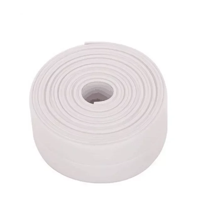 

Shower Sink Bath Sealing Strip Tape White PVC Self adhesive Waterproof Wall Sticker for Bathroom Kitchen toilets